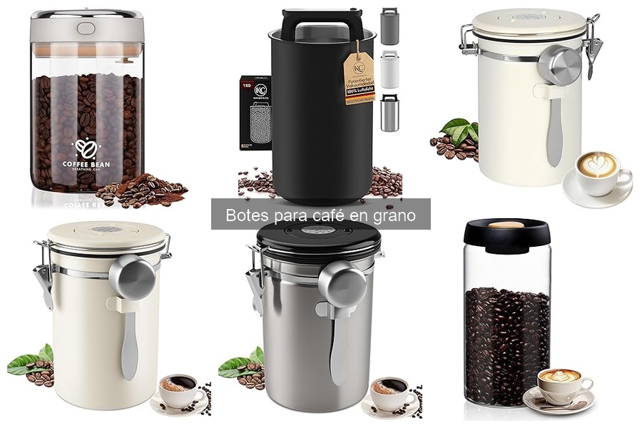 Diferencias entre botes de vidrio y plástico para café en grano