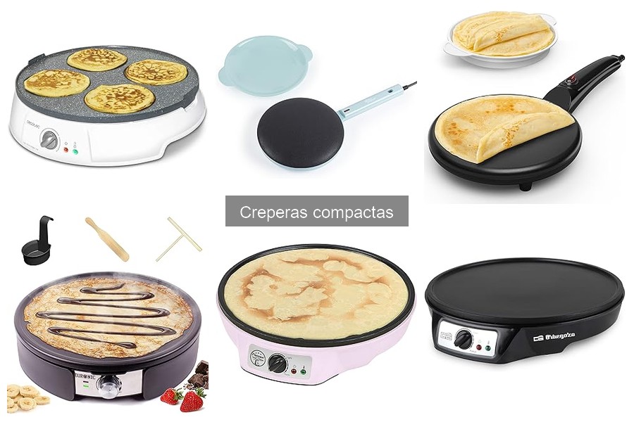 Diferencias entre crepas y pancakes en creperas compactas