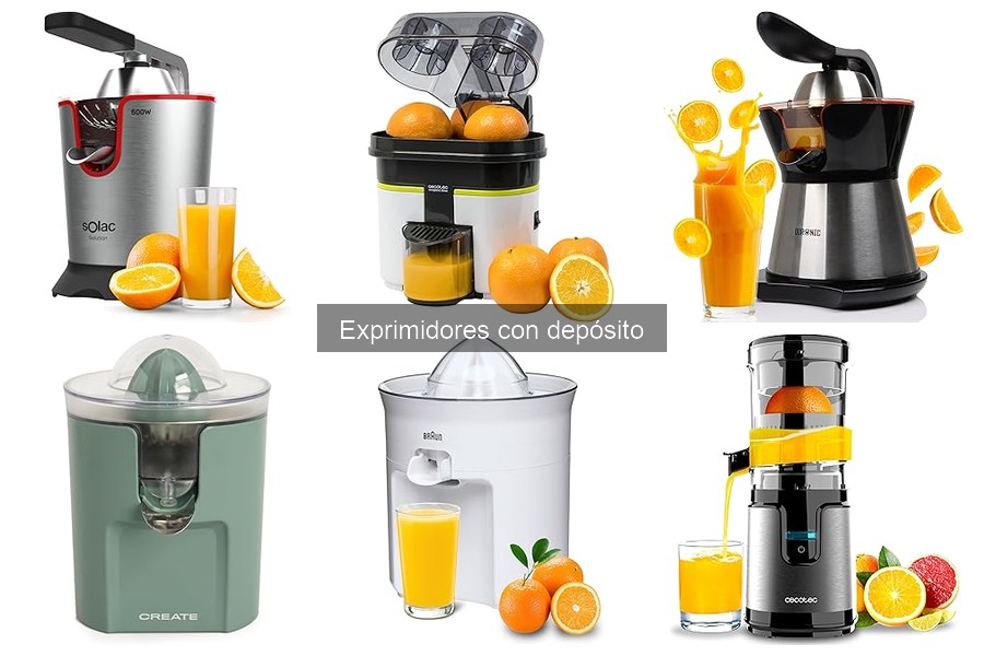 Diferencias entre exprimidores de plástico y vidrio