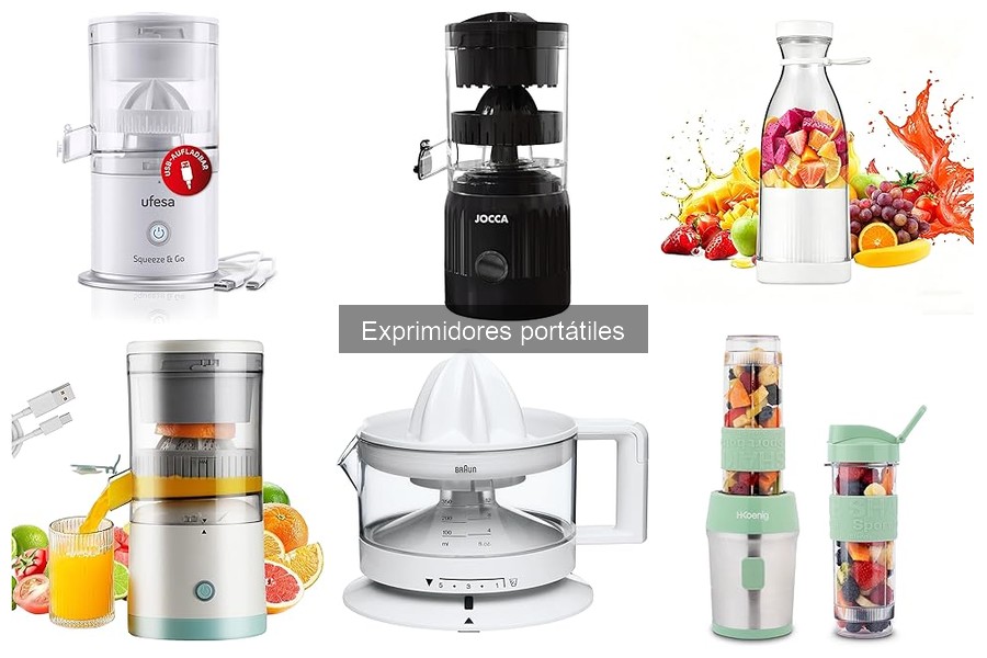 Diferencias entre exprimidores portátiles y de mesa