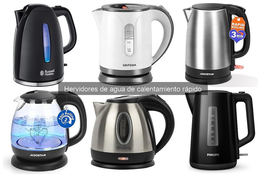 Diferencias entre hervidores de agua rápidos y convencionales