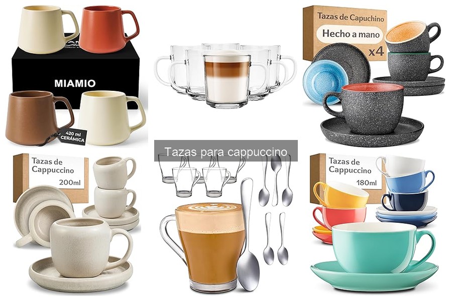 Diferencias entre tazas para cappuccino y tazas de café