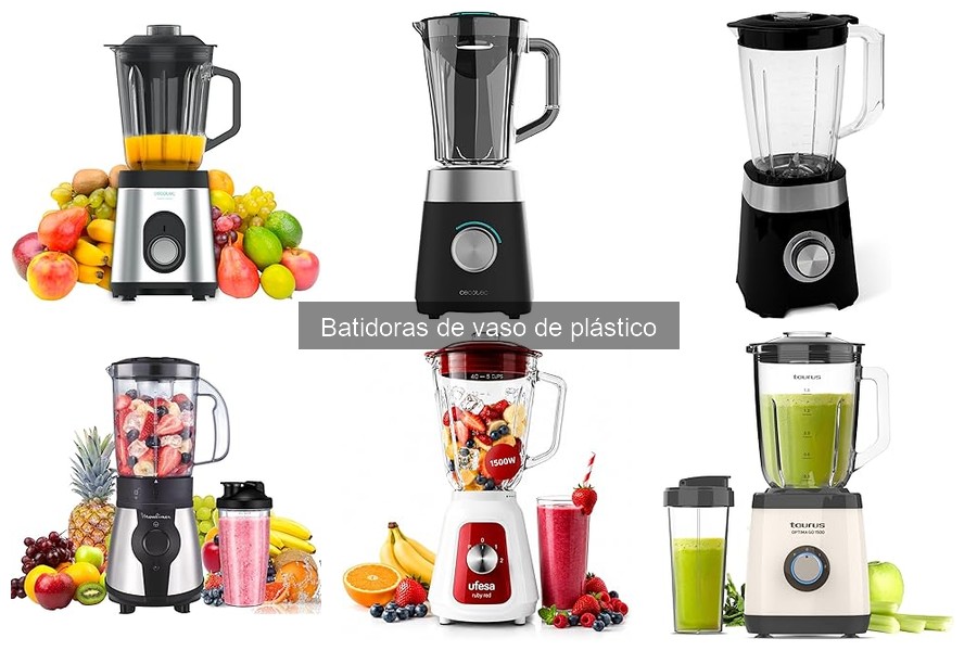 Dónde comprar batidoras de vaso de plástico a buen precio