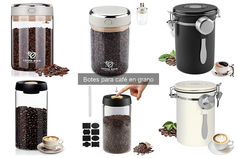 Dónde comprar botes para café en grano: precios y opciones