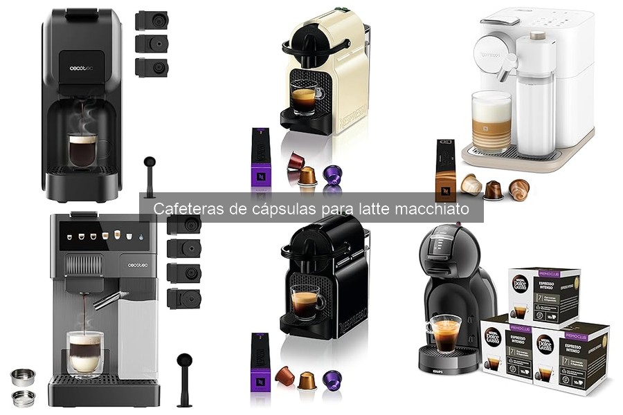 Dónde comprar cafeteras de cápsulas para latte macchiato al mejor precio