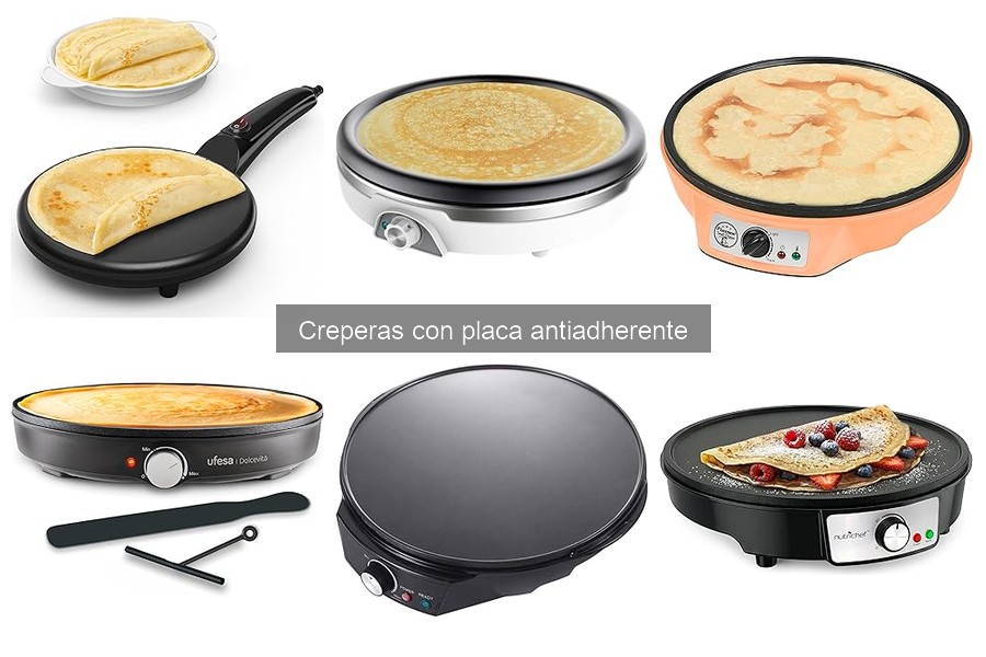 ** Dónde comprar creperas con placa antiadherente y precios