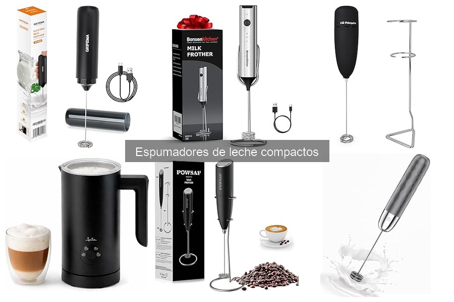 Dónde comprar espumadores de leche compactos al mejor precio