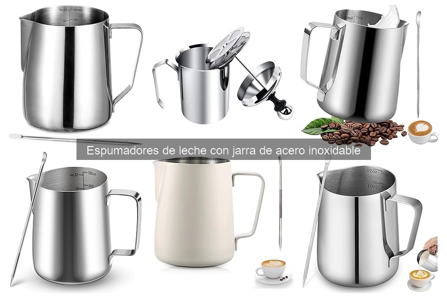 Dónde comprar espumadores de leche con jarra de acero inoxidable