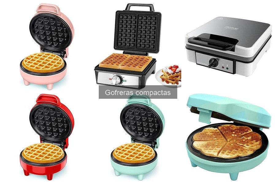 Dónde comprar gofreras compactas a buen precio