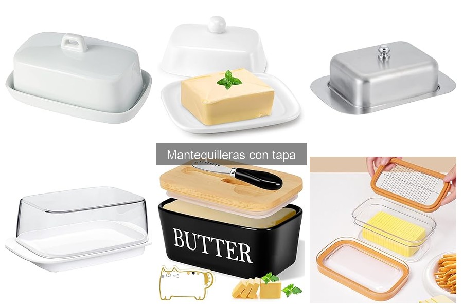 Dónde comprar mantequilleras con tapa a buen precio