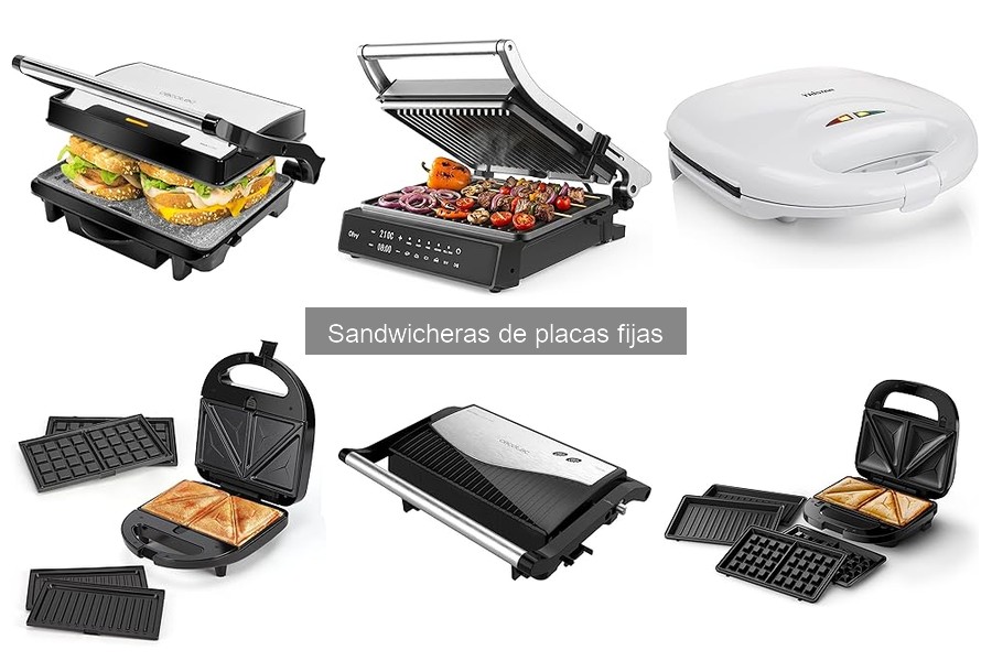 Dónde comprar sandwicheras de placas fijas: mejores opciones
