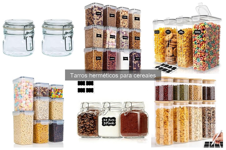 Dónde comprar tarros herméticos para cereales a buen precio