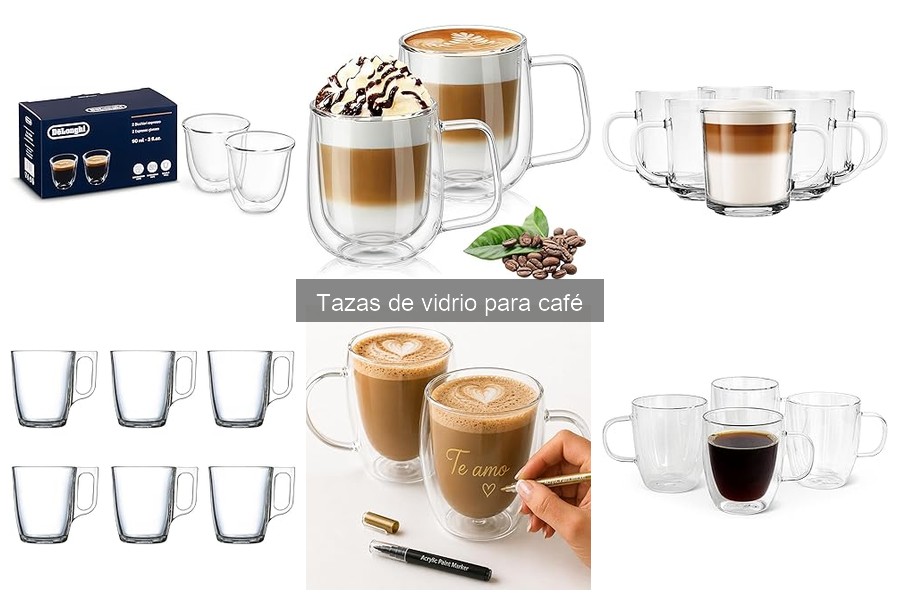 Dónde comprar tazas de vidrio para café: opciones y precios