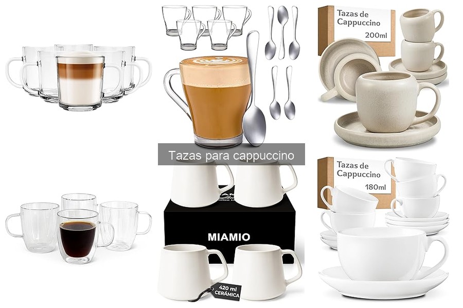 Dónde comprar tazas para cappuccino elegantes y funcionales