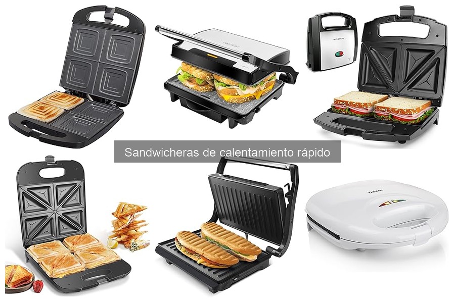 Dónde comprar una sandwichera de calentamiento rápido