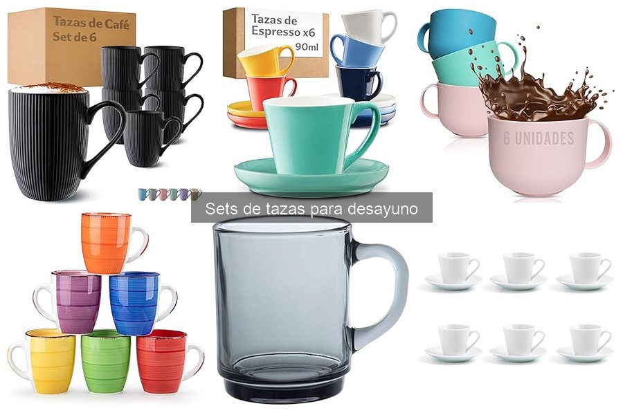 Errores al elegir sets de tazas para desayuno y cómo evitarlos