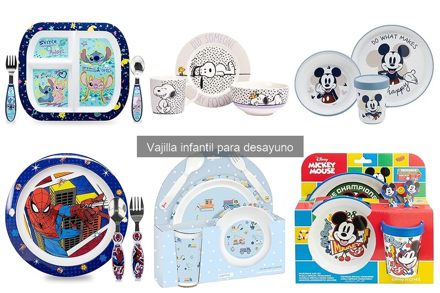 Errores comunes al elegir vajilla infantil para desayunos