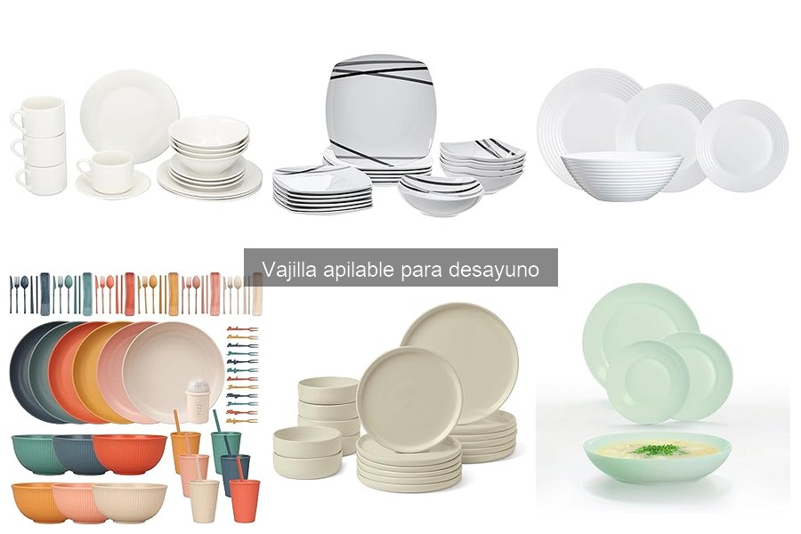 Errores comunes al usar vajilla apilable para desayuno