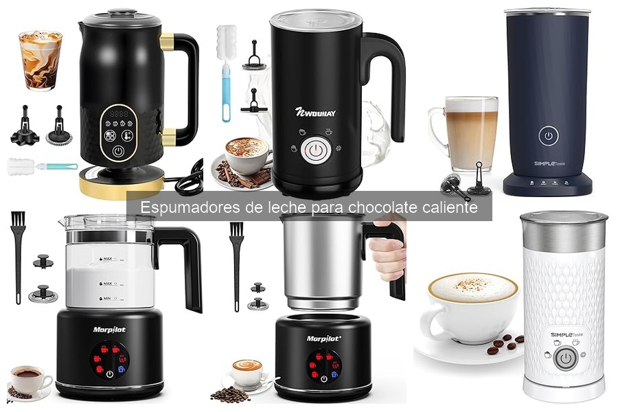Espumador manual vs eléctrico para chocolate caliente