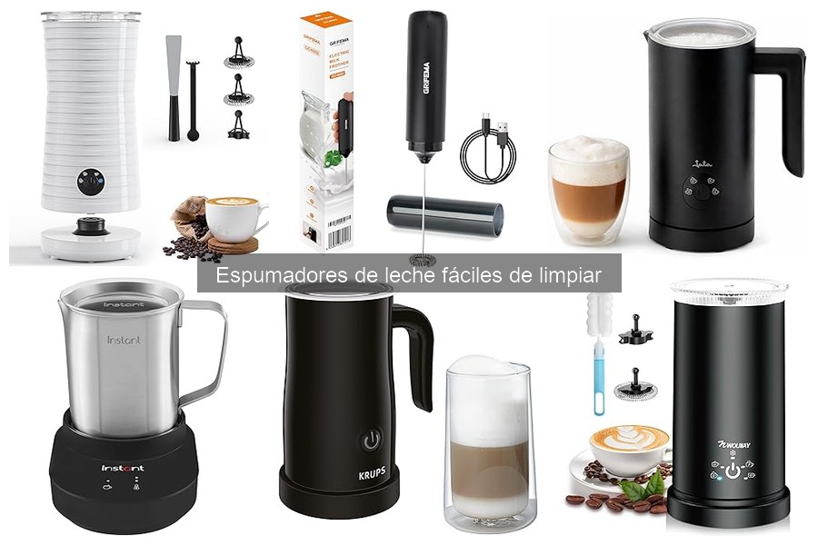 Espumadores de leche fáciles de limpiar: ¿Qué son y cómo funcionan?