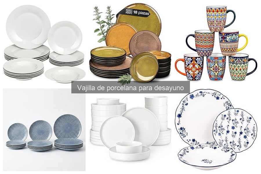 Factores clave al comprar vajilla de porcelana para desayuno