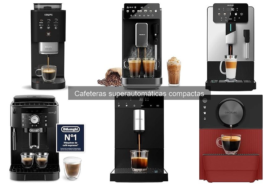 Funciones avanzadas en cafeteras superautomáticas compactas