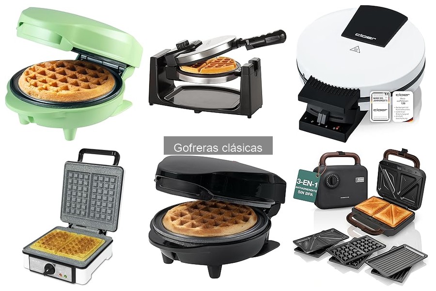 Gofreras clásicas con funciones especiales: Guía de características