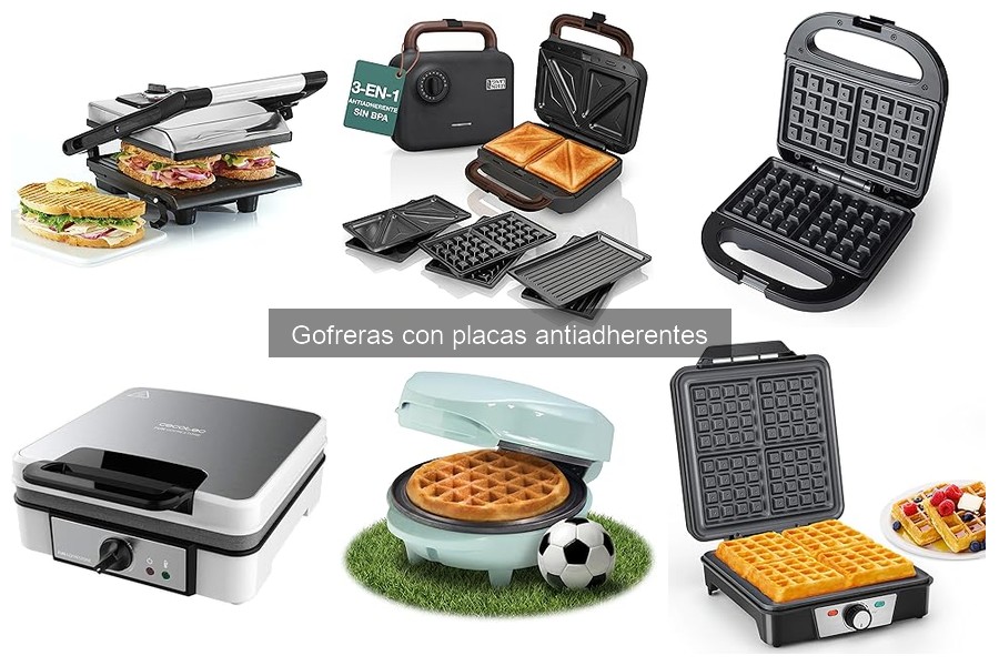 Gofreras con Placas Antiadherentes: ¿Realmente Valen la Pena?
