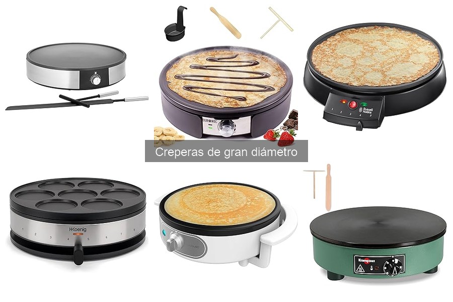 Guía de compra: Creperas de gran diámetro para disfrutar