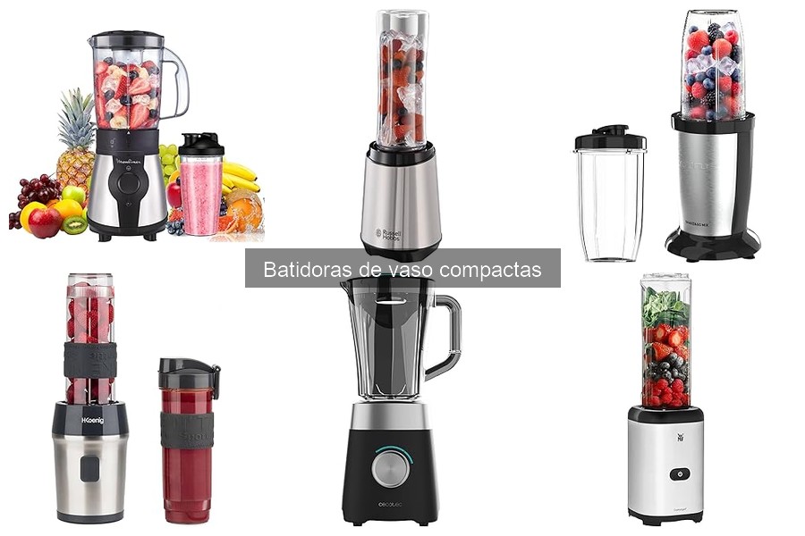 Guía de compra de batidoras de vaso compactas de calidad