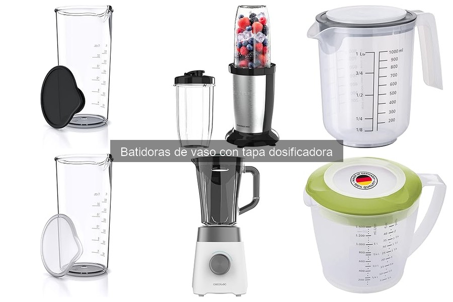 Guía de compra de batidoras de vaso con tapa dosificadora