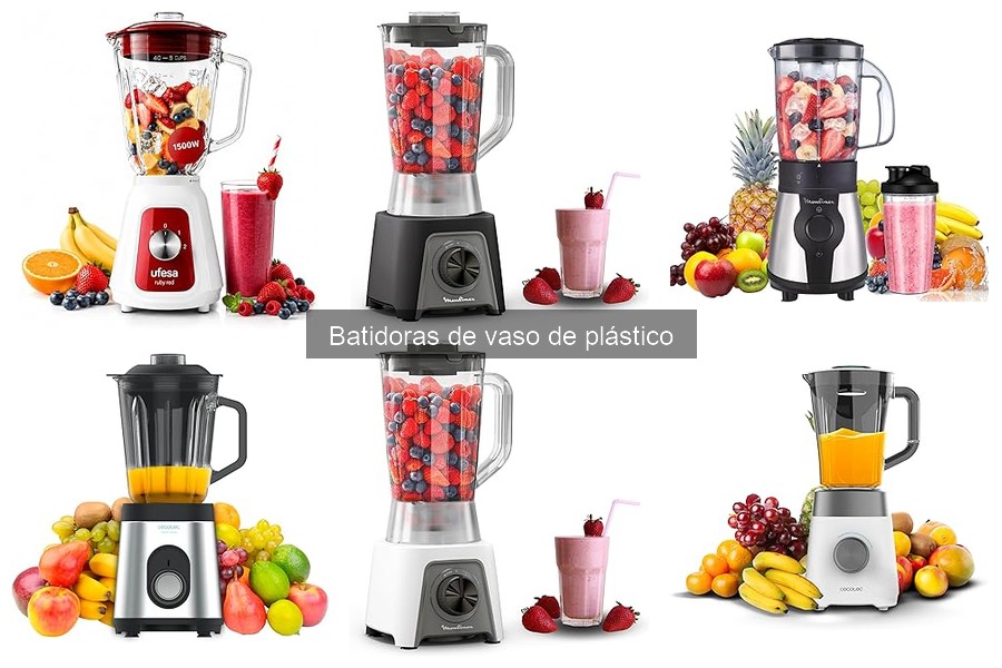Guía de compra de batidoras de vaso de plástico