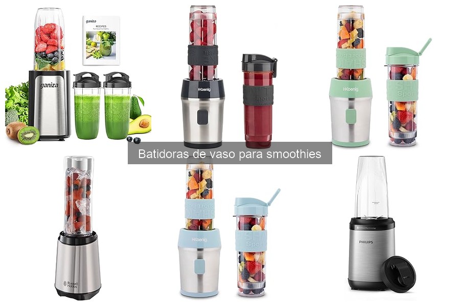Guía de compra de batidoras de vaso para smoothies