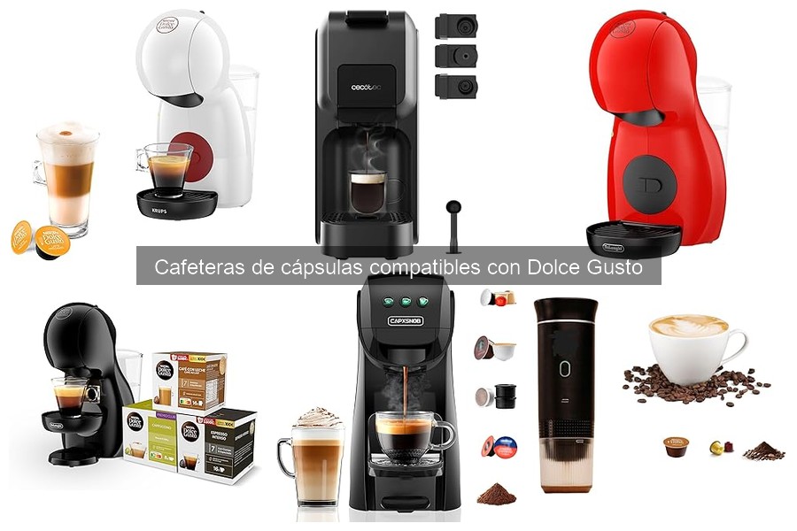 Guía de compra de cafeteras de cápsulas compatibles con Dolce Gusto