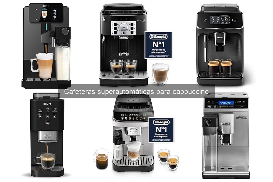 Guía de compra de cafeteras superautomáticas para cappuccino