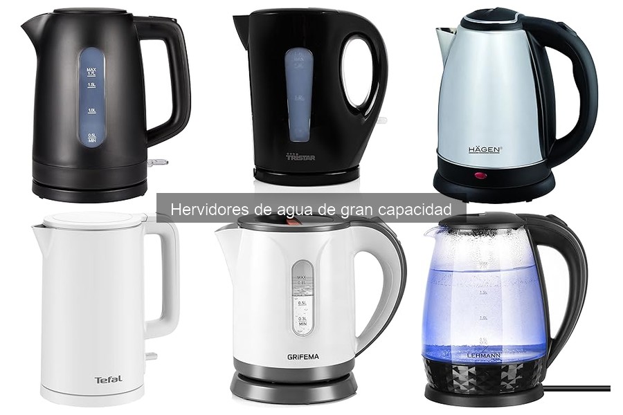 Guía de compra de hervidores de agua de gran capacidad
