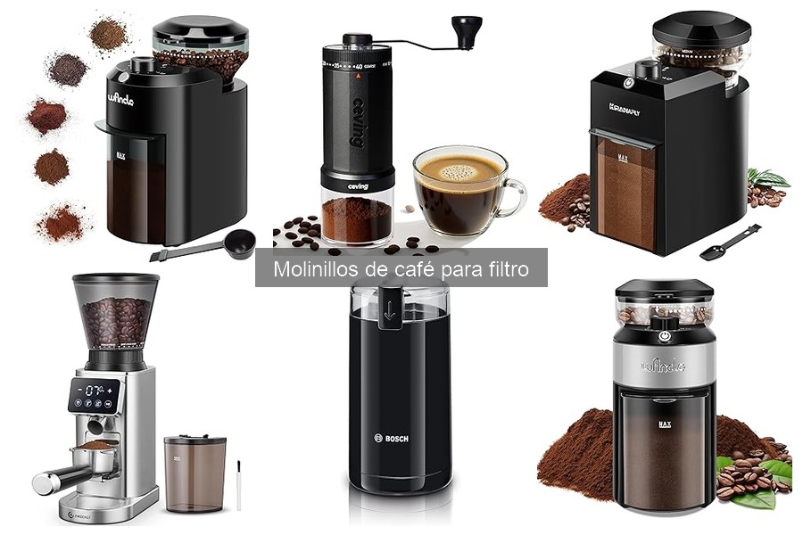 Guía de compra de molinillos de café para filtro