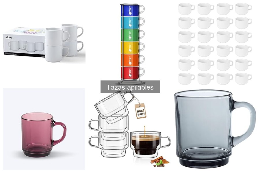 Guía de compra de tazas apilables para café y té
