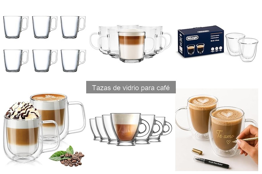Guía de compra de tazas de vidrio para café