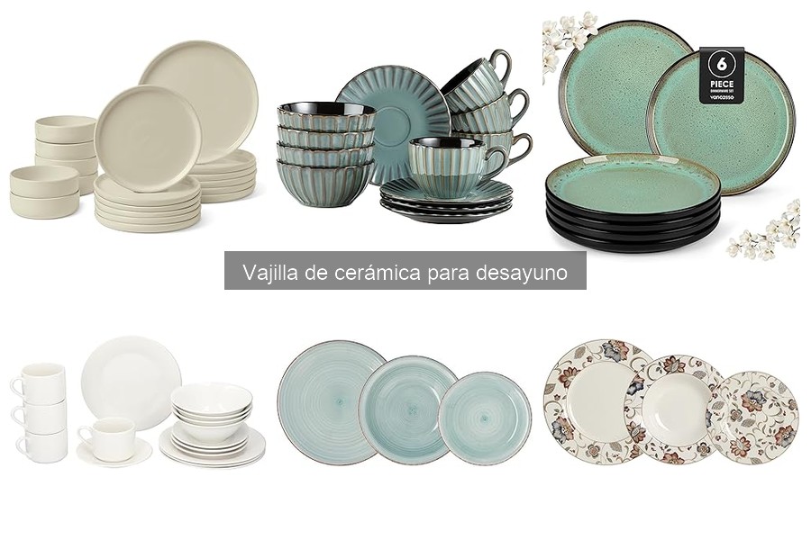 Guía de compra de vajilla de cerámica para desayuno