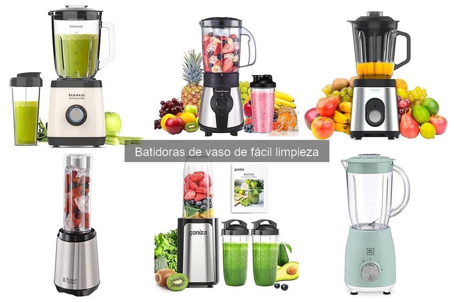 ** Guía para elegir batidoras de vaso de fácil limpieza