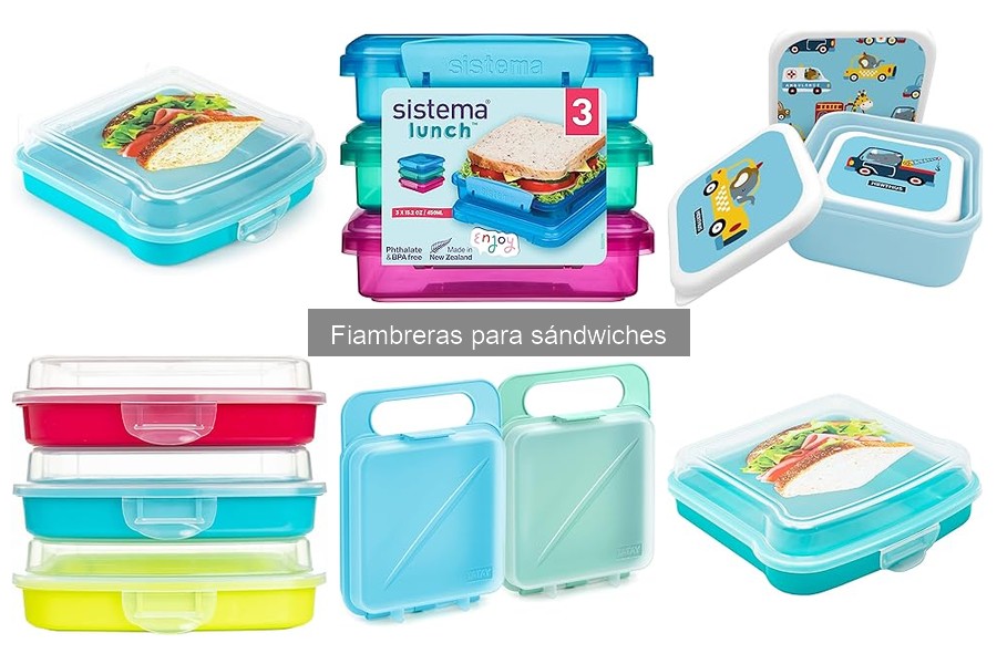 Guía para elegir la fiambrera ideal para sándwiches