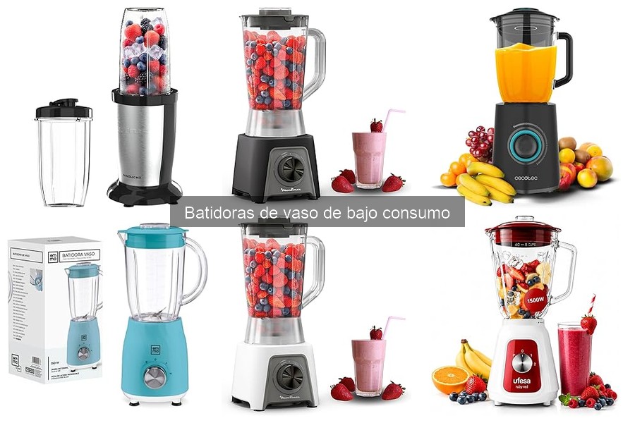 Guía para elegir la mejor batidora de vaso de bajo consumo