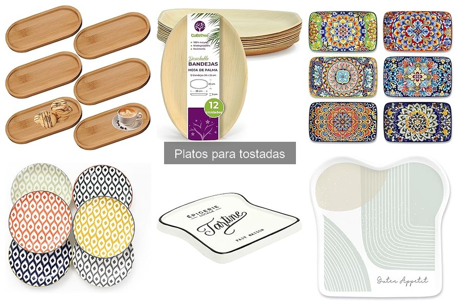 Ideas creativas para presentar tostadas en platos
