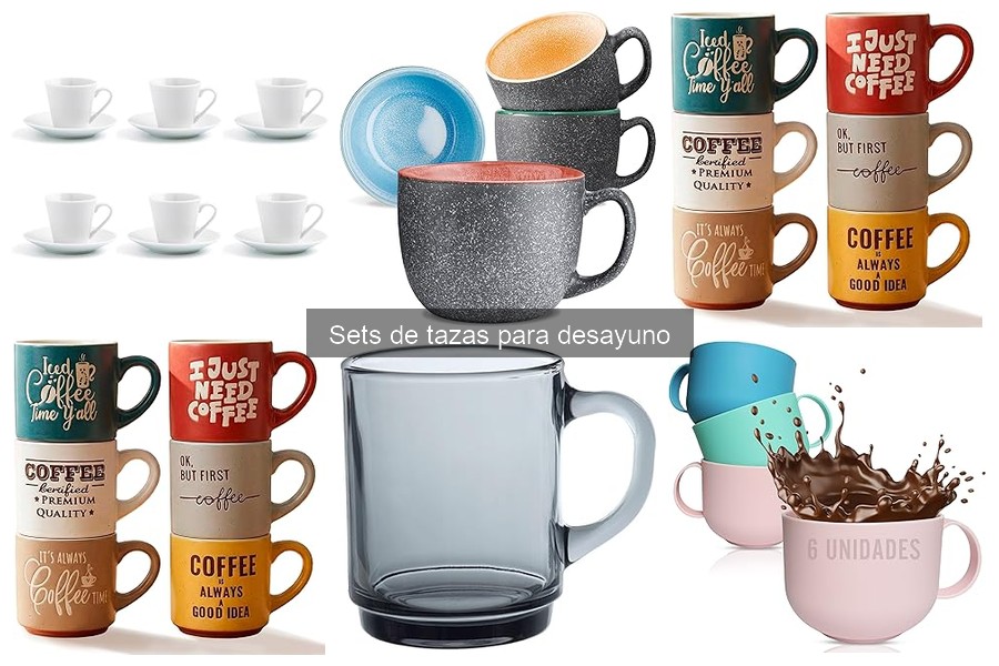 Ideas creativas para usar sets de tazas en desayunos