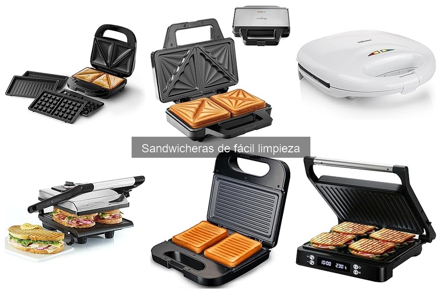 Ideas deliciosas de recetas para tu sandwichera fácil de limpiar
