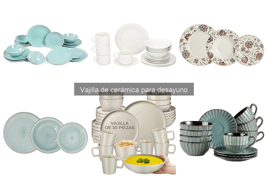 Impacto ambiental de la vajilla de cerámica en el desayuno