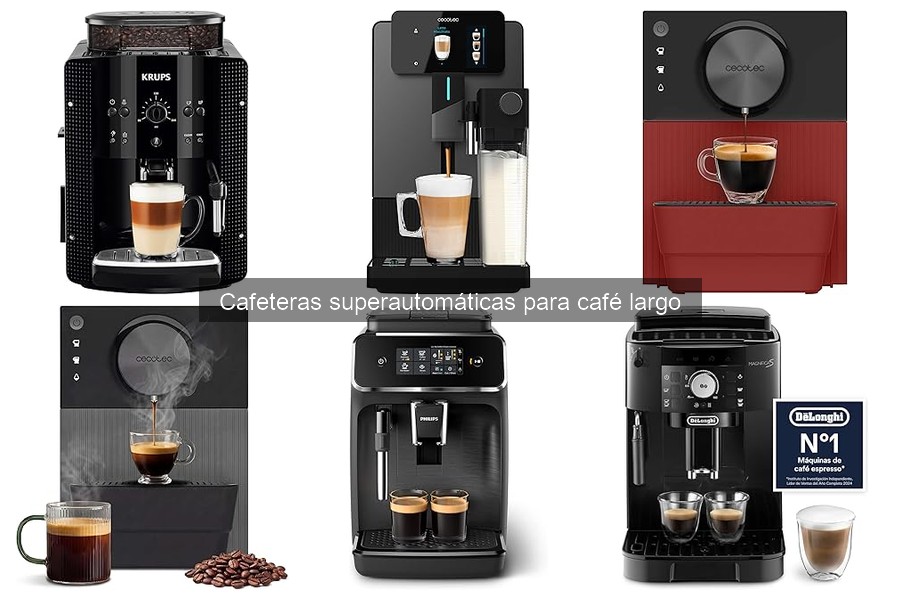 Innovadoras características de cafeteras superautomáticas para café largo