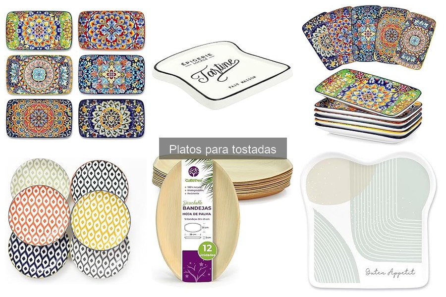 La importancia del material en platos para tostadas