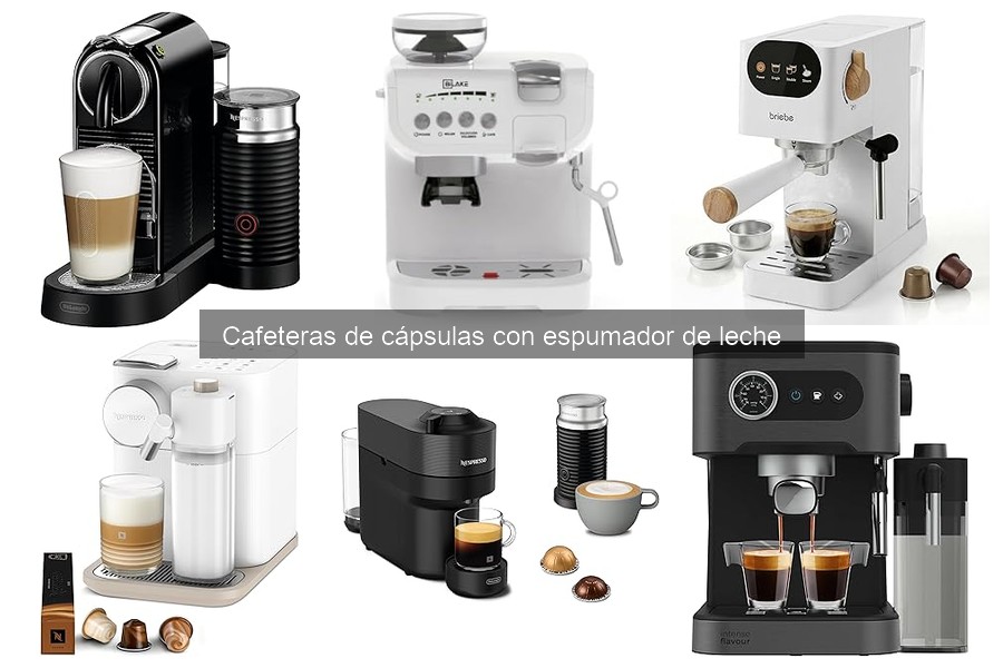 Las mejores cafeteras de cápsulas con espumador de leche 2023
